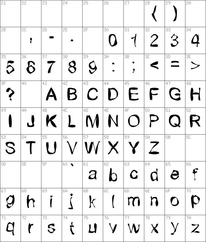 Download Free Freakedarial Regular Font Dafontfree.net