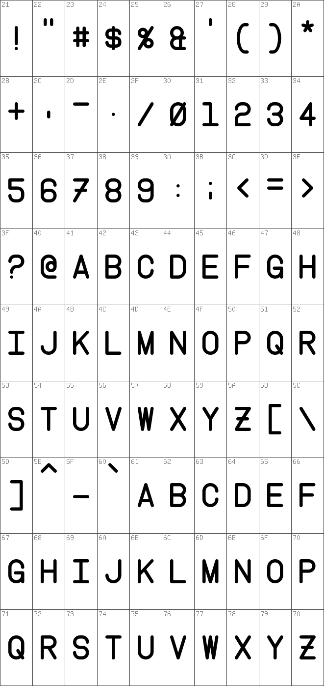 Download free Instruction Regular font dafontfree.net