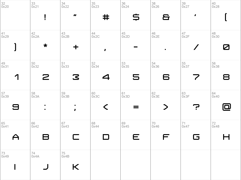 jupiter font glyphs download free