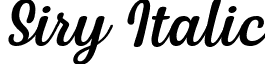 Siry Italic Siry Italic Font by Situjuh (7NTypes).otf
