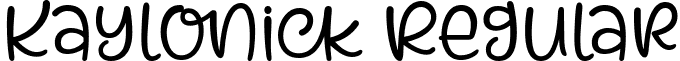 Kaylonick Regular Kaylonick Font by Situjuh (7NTypes).otf