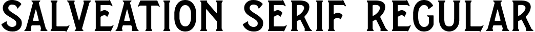 Salveation Serif Regular Salveation Serif.ttf