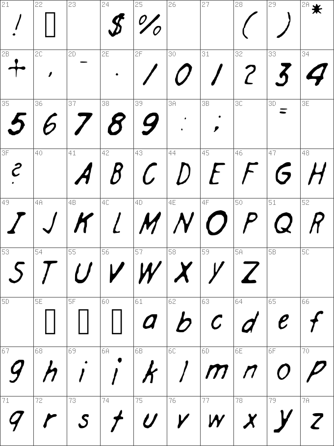 Download free Engineer Hand Regular font | EngineerHand.ttf