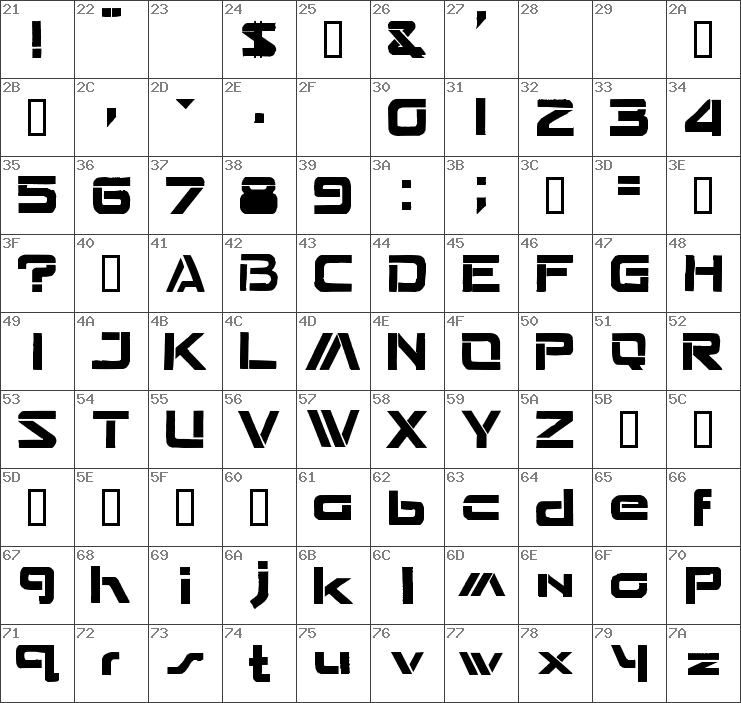 Download free Seperated Regular font | SEPERATE.ttf