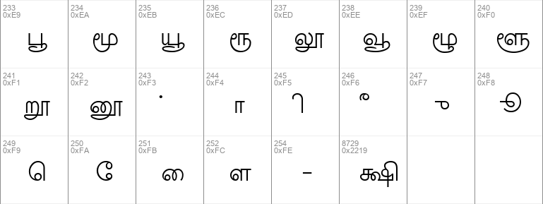 Download free TM-TTValluvar Normal font | TM-TTValluvar-Normal.ttf