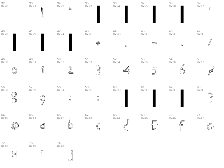 Download free Calvin and Hobbes Outline font | CALVINO.TTF