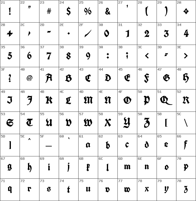 Download free Unifraktur Cook Bold font | UnifrakturCook.ttf