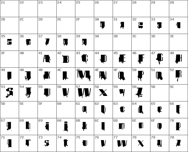 Download free Map Regular font | MAP.ttf