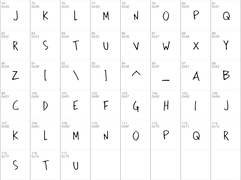 Download free eric handwriting Regular font | Strong Hand Caps.ttf