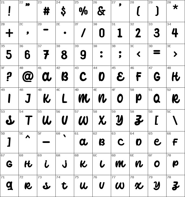 Download free Catterpillar Regular font | Catterpillar.otf