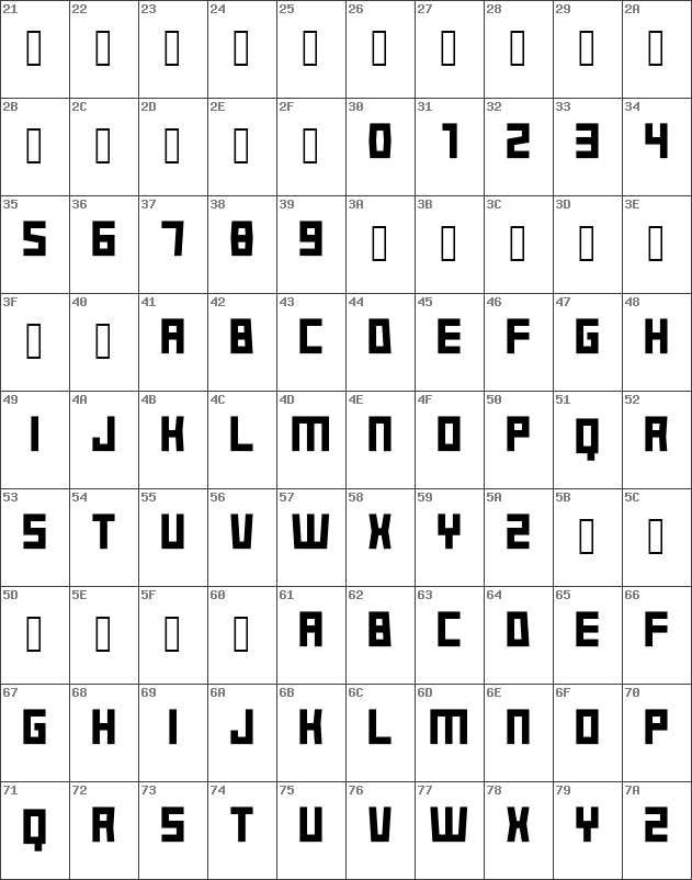 Download free Box Regular font | Box-Regular.ttf