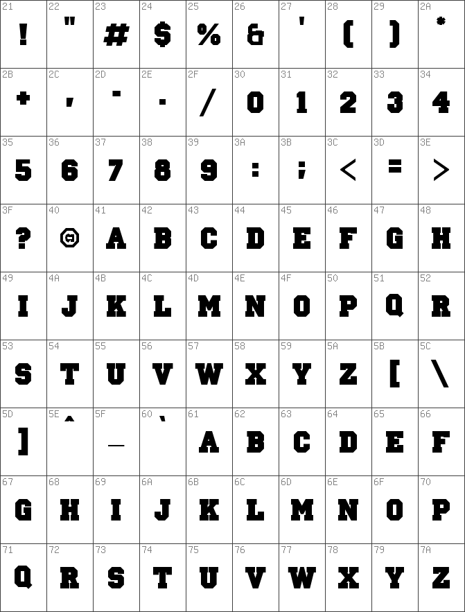 Download Free Ivy League Solid Regular Font Ivyleaguesolidttf