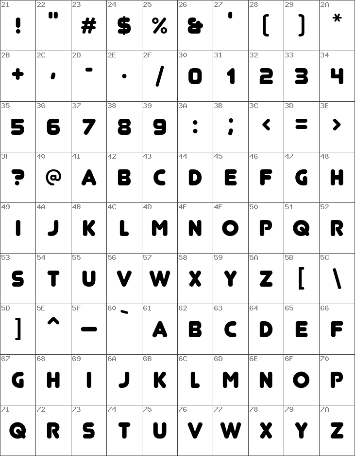 Download free Junegull Regular font | junegull rg.ttf