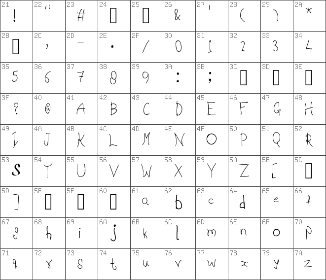 Download free Joe Letter Regular font | Joe-Letter.ttf