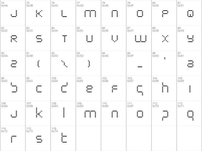 Download free Byte Police Regular font | BYTE.TTF