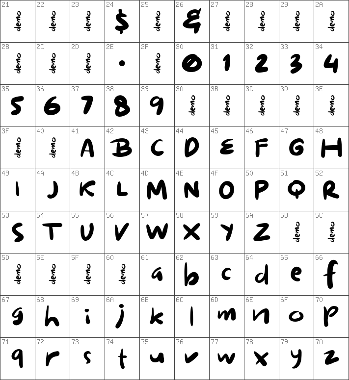 Download free hakuno Regular font | hakuno demo.ttf