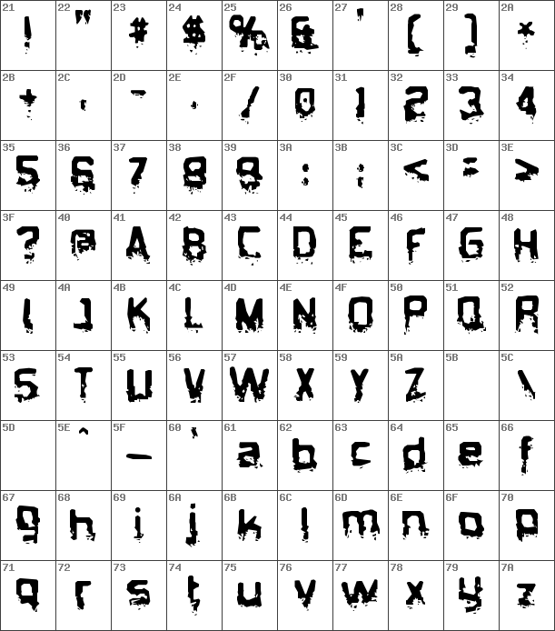 Download free Biometric Joe Regular font | biometri.ttf