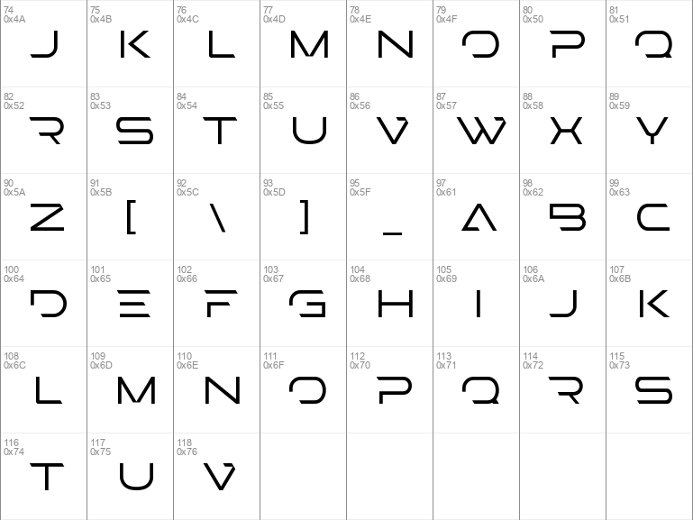 Download free OLED Bold font | OLED.otf