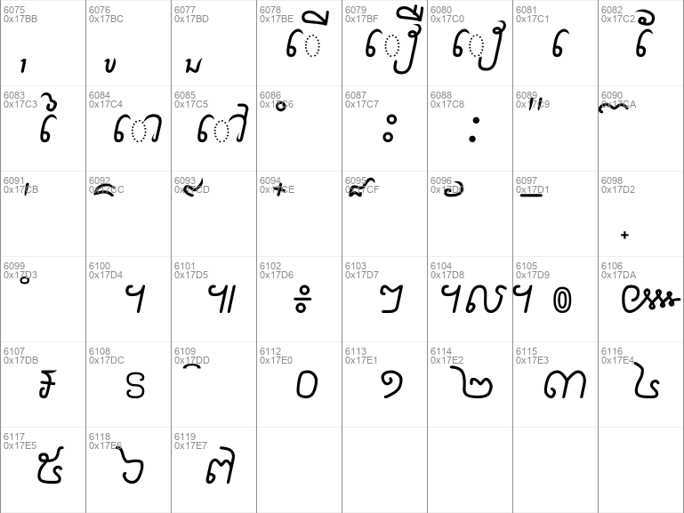 Download free Khmer OS Fasthand Regular font | KhmerOS_fasthand.ttf