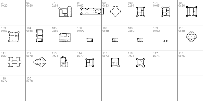 Download free Floorplans Demo Regular font | Floorplans-Demo.ttf