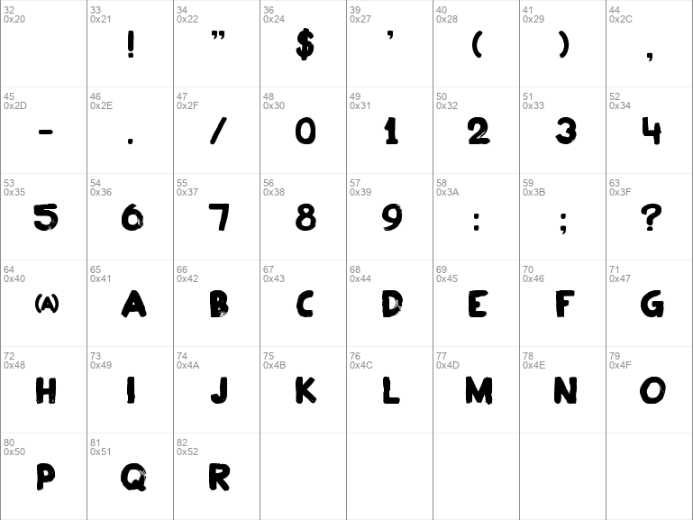 Download Free Dk Plakkaat Regular Font 