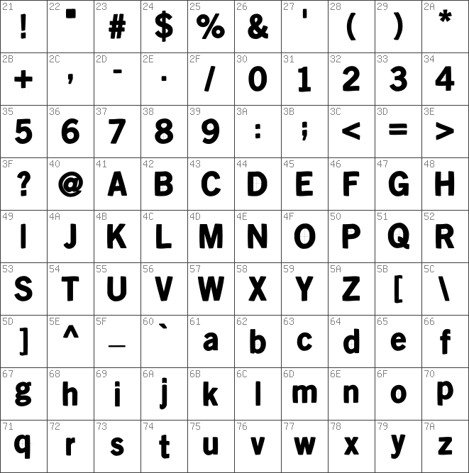 Download free KleinsanBold Regular font | KleinsanBold.ttf