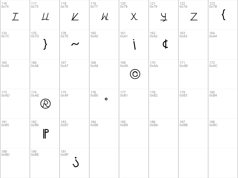 Download free Wiltonian Regular font | wiltonian.ttf