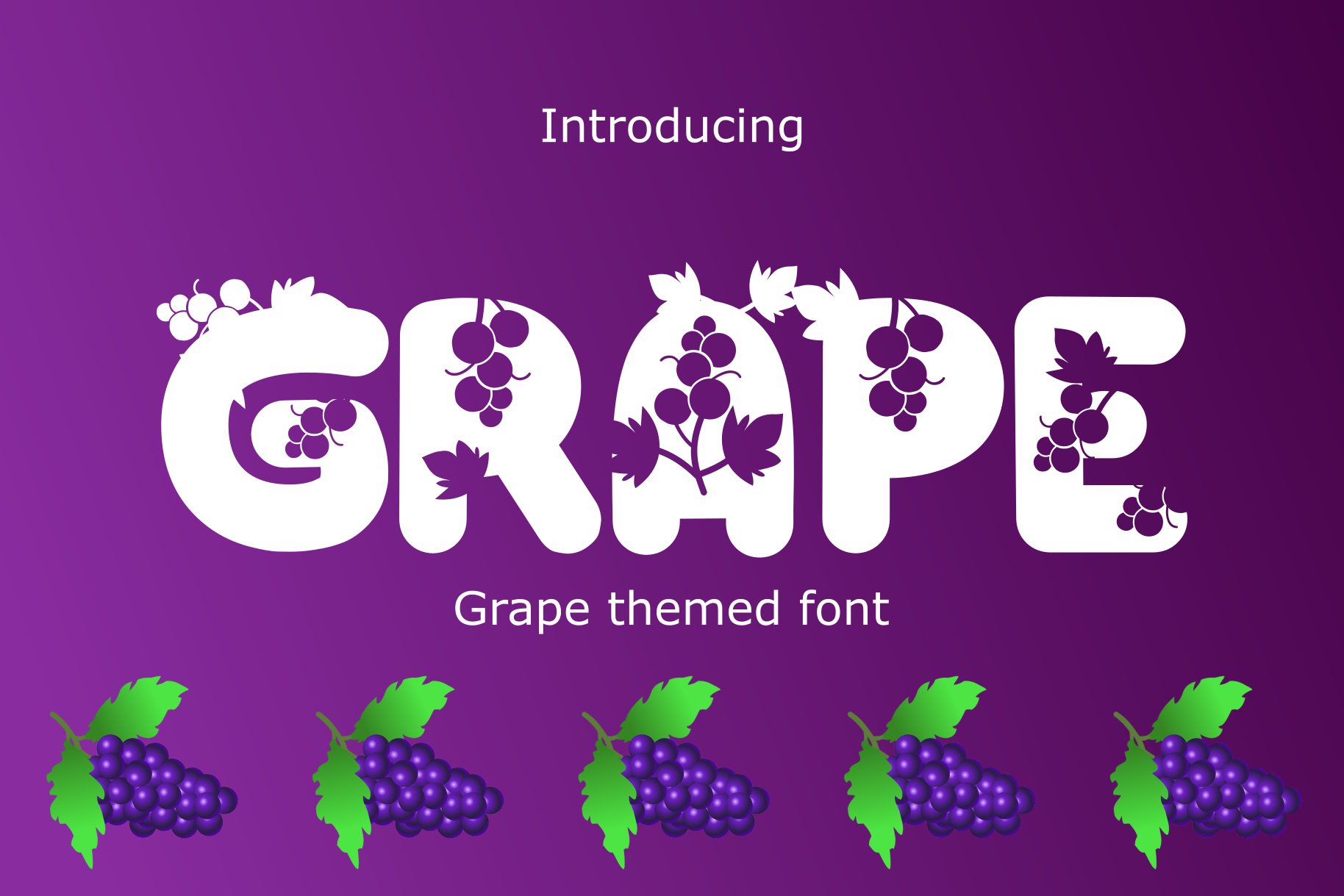 Download free Grape Regular font | Grape.otf