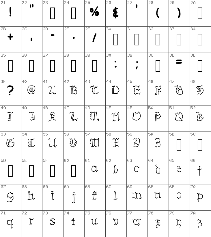 Download free Insular Fraktur Regular font | insular-fraktur.regular.ttf